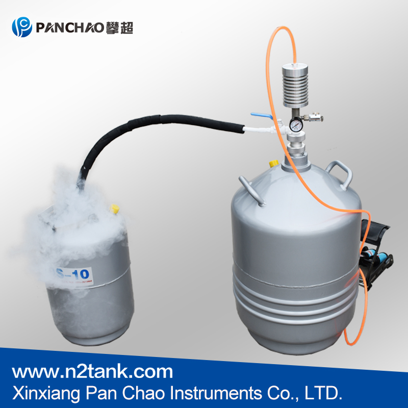 Liquid nitrogen canister for artificial i