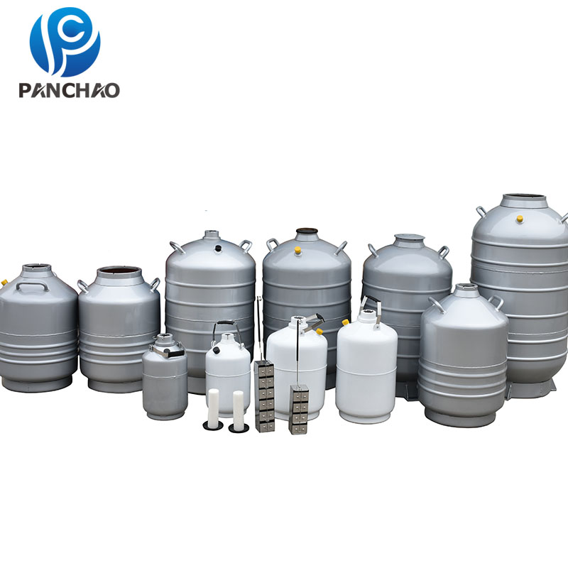 yds-35L liquid nitrogen container tank combines with liquid nitrogen gun