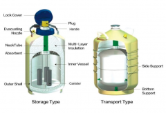 The Inner structure of liquid nitrogen dewar s