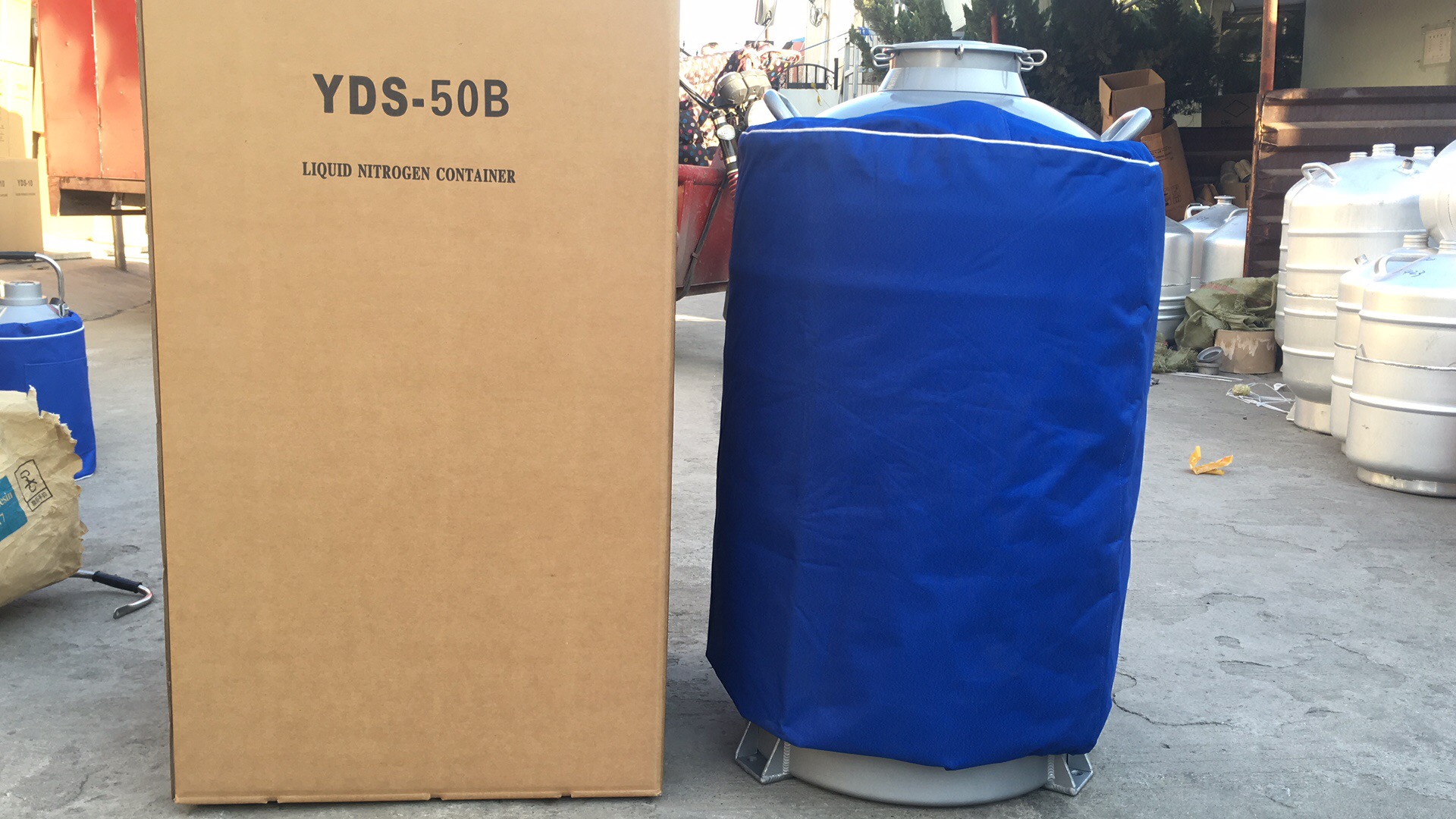 High safety Capacity Liquid Nitrogen Container with Safe Storage